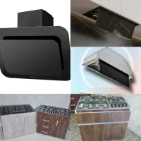 هود توکار زیر قیمت بازار کف شیشه موتور فلز 7500