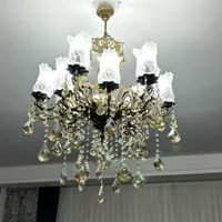 لوستر برنزی ۱۲ شاخه