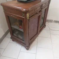 بوفه آنتیک(برنز و چوب)