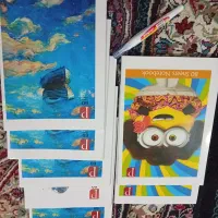 7عدد دفترچه خط دار پنج عدد60 برگ دوعدد80برگ