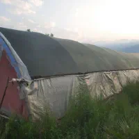 سازه گلخانه به مساحت ۲۵۰ متر مربع