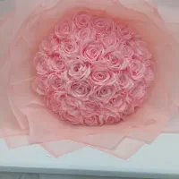 دسته گل روبانی آماده برای ارسال