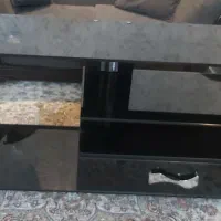 میز تلویزیون شیشه ای