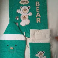 سرویس سه تکه خواب نوزاد جنس مرغوب