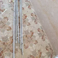فروش پرده سلطنتی با کتیبه و چوب پرده