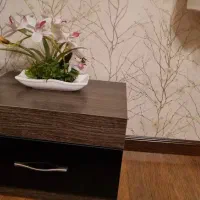 تخت با تشک ومیز آرایش وپاتختی