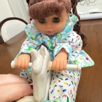 عروسک موزیکال سالم دخترانه سوار بر اسب