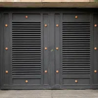 درب حیاط.دروازه حیاط پارکینگ