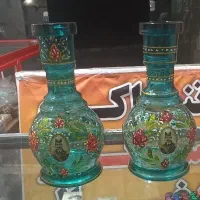 دو عدد شیشه قلیان در حد نو