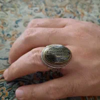 انگشتر نقره حدید ۲۴گرم
