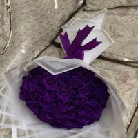 دسته گل ۳۰ شاخه روبانی