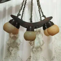 لوستر چوبی کلاسیک