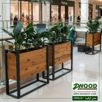 گلدان چوبی - zwood