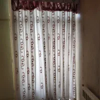 سه عدد پرده حریر شیک و کاملا سالم