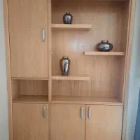 ویترین و جاکفشی و جا لباسی چوبی