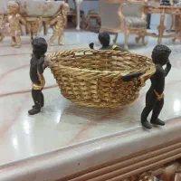 سبد حصیری برنزی