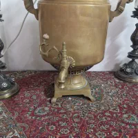 سماور زغالی خیلی بزرگ برنجی قدیمی