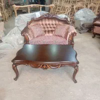 مبلمان کلاسیک تمام چوب راش