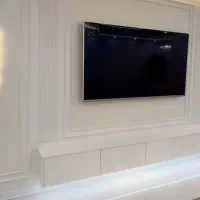 تی وی وال، قاب بندی دیوار، گچکاری و کناف