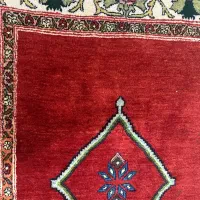 فرش تک گل اکبر آباد کف ساده