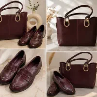 کیف و کفش ست (چرم طبیعی)
