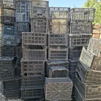 جعبه پلاستیکی سیاه برای گوجه فرنگی