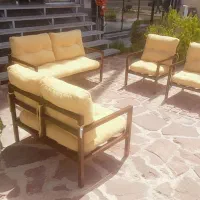 مبل خانگی وباغی تمام چوب راش۴۹میلیون مبل کارو گویم