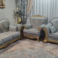 مبل نیمه استیل 7 نفره