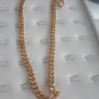 گردنبند و دستبند طلا مدل کارتیه حدود ۵۰گرم