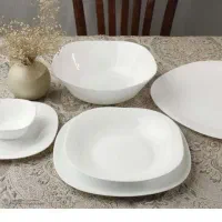 سرویس ارکوپال 26پارچه چهار گوش ساده