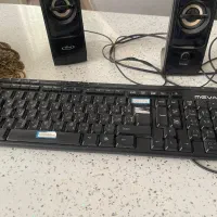 کیبورددوعدد اسپیکر