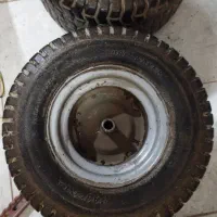 لاستیک و موتور ماشین چمنزن