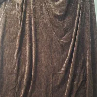 پرده مخمل درجه یک قهوه ای