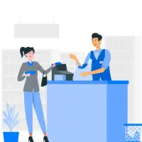 صندوقدار و فروشنده حرفه ای