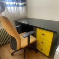 میز تحریر ام دی اف و صندلی نیلپر بسیار کم کارکرد