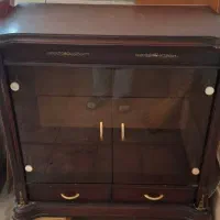 میزچوبی کشودارچرخان مناسب تلوزیون وکنسول‌میزآرایشی