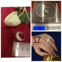 انگشتر نقره ۹۲۶ وارداتی کم اجرت