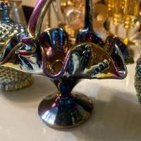 چهار تیکه ظروف آجیل خوری شیشه ای نو