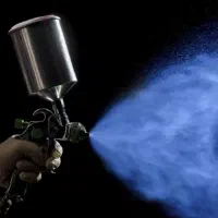 استخدام رنگ کار قطعات شیشه و پت