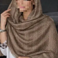 شال کنفی طرح دار