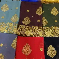 پارچه حریر هندی جواهر دوزی قواره کوردی