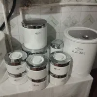 سرویس آشپزخانه سفید استیل
