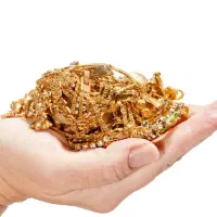 طلا پیدا شده