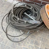 فلکه آسانسور و سیم بکسل