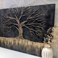 تابلو نقاشی برجسته تکسچر بزرگ فقط 1500