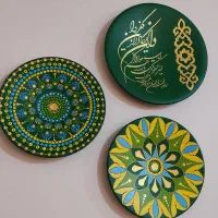 ست دیوارکوب سفالی ان یکاد. هنر دست