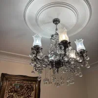 ست لوستر و دیوارکوب و کنسول و اینه شمعدان