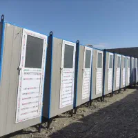 کانکس سرویس بهداشتی با لوازم کامل