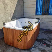 وان و جکوزی شیش نفره نما چوب ترموود