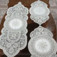 رومیزی ۳تکه دانتل طرح ورساچ